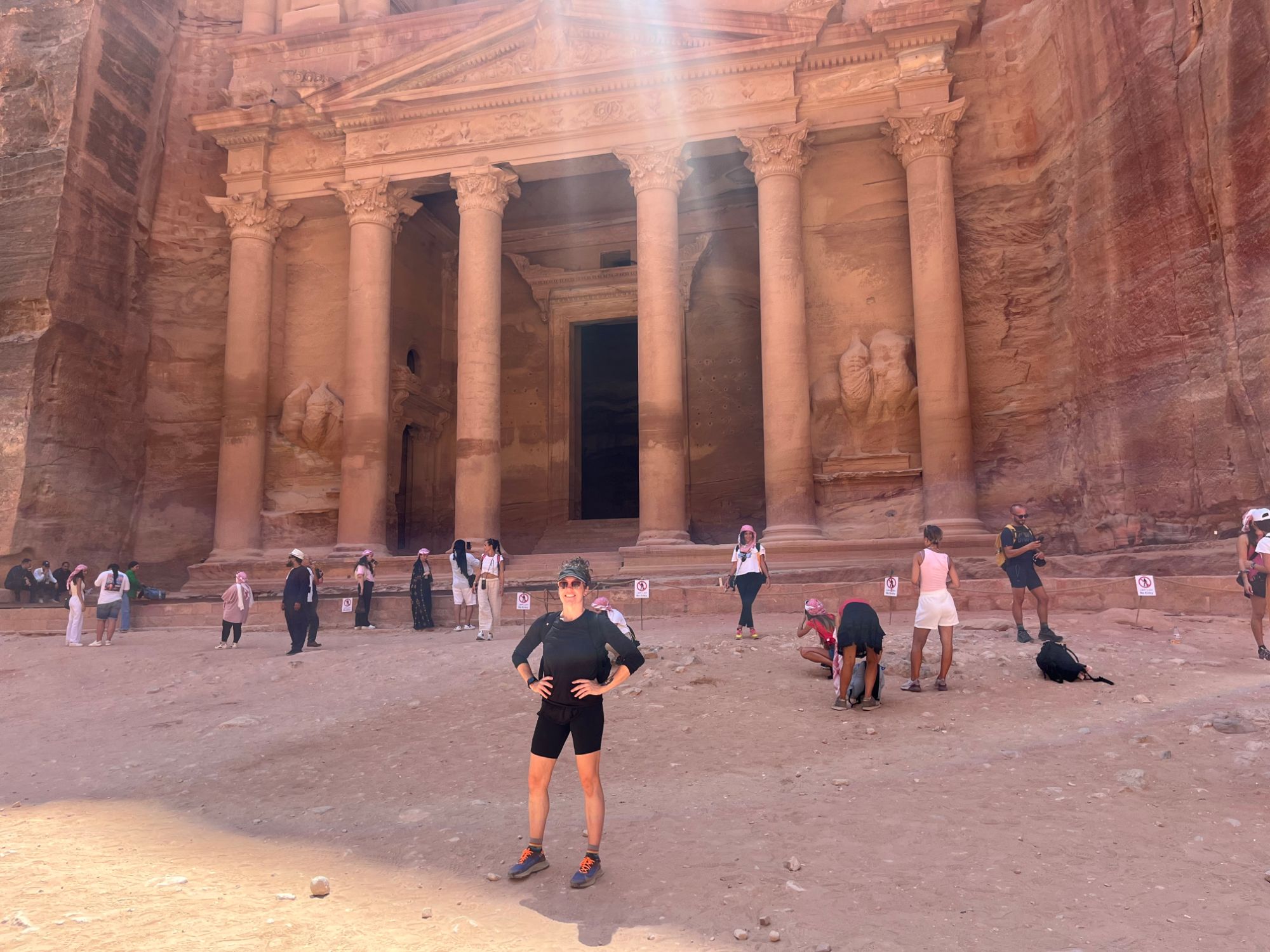 Roxanne at Petra, Jordan